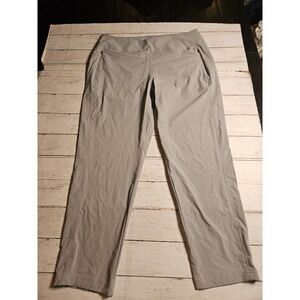 Orvis Womens Tech Pants Gray‎ Size 16 Hiking Travel Lightweight Stretch 3J1H